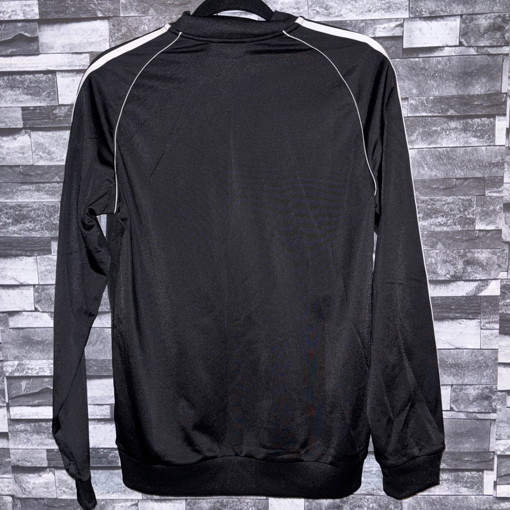 Adidas Black Zip-Up Jacket Kids size XL (15y-16y) - Picture 2 of 3